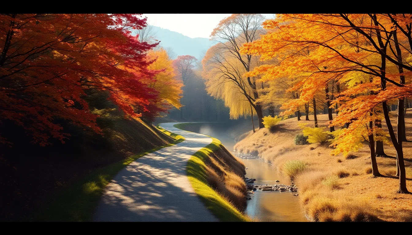 양평 용문산 단풍